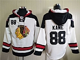 Blackhawks 88 Patrick Kane White All Stitched Pullover Hoodie,baseball caps,new era cap wholesale,wholesale hats